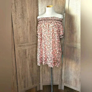 Tutta Bella maternity flower tunic blouse